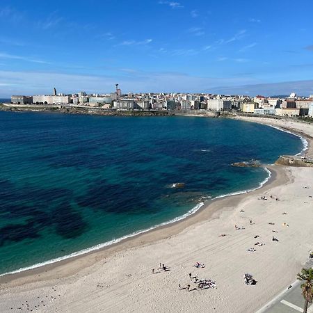 Primera Linea Playa Riazor La Corogne Extérieur photo